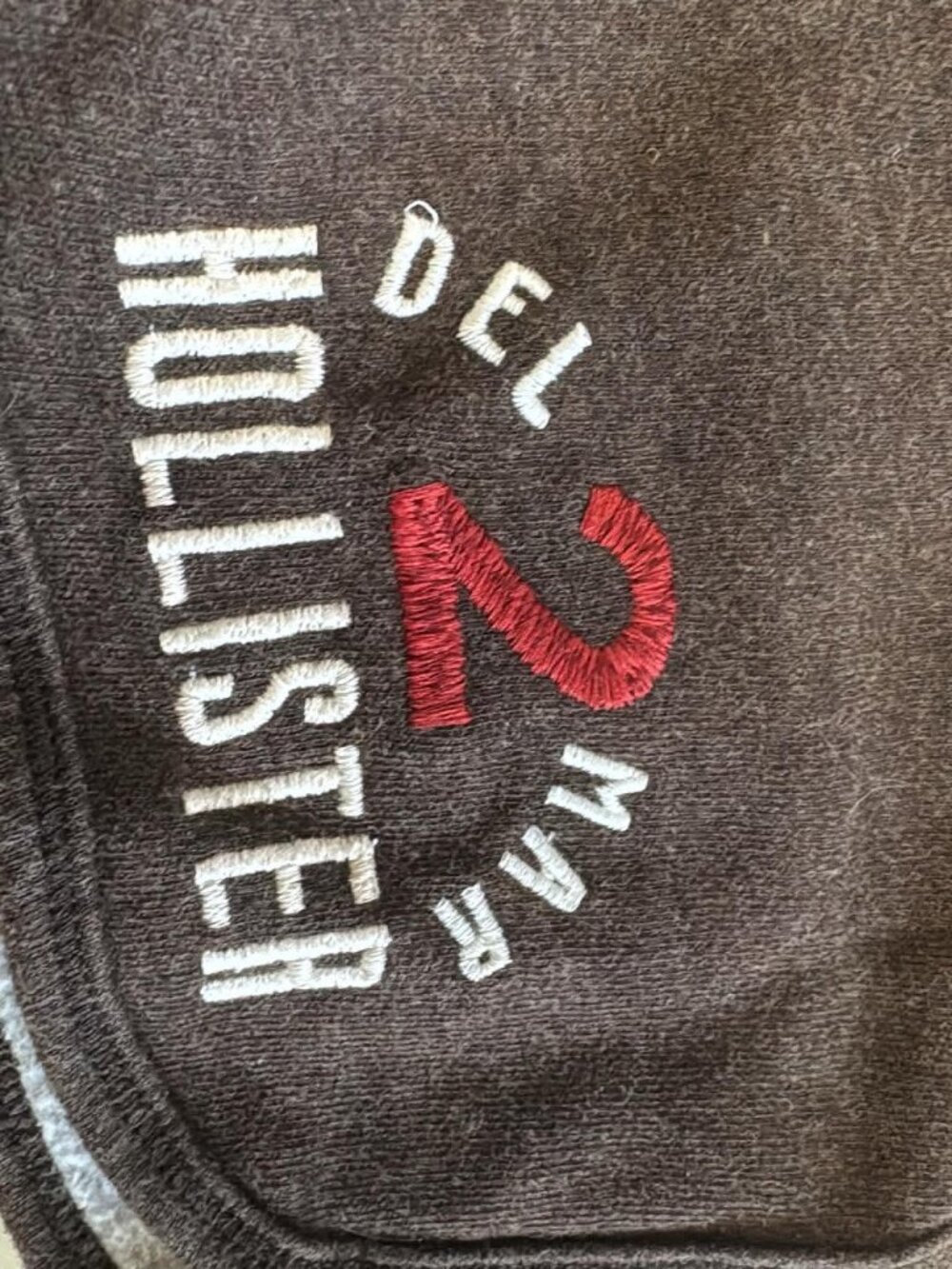 Vintage Y2k 2000's Hollister Micro Booty Short Shorts Del 2 Mar Rare! Excellent! - Picture 2 of 5